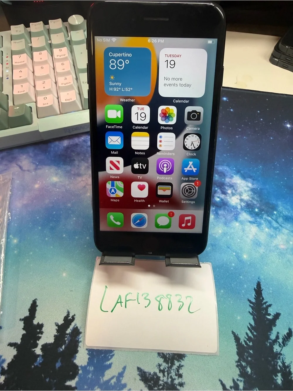 Apple Iphone 7 32gb (unlocked) Black 9294